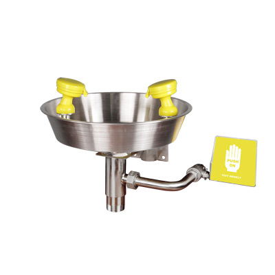 জরুরী নিরাপত্তা ওয়াল আই ওয়াশ স্টেশন মাউন্ট