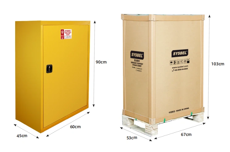 SYSBEL Emergency Equipment Cabinet – Yellow (Model WA930120Y) SYSBEL Emergency Equipment Cabinet – Yellow (Model WA930120Y)