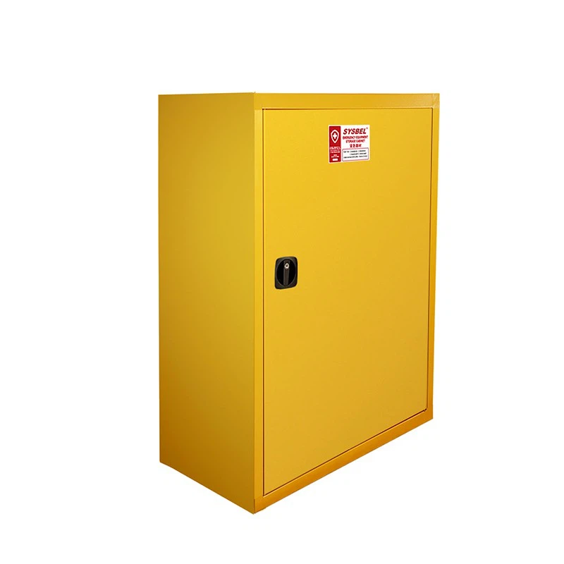 SYSBEL 12-Gallon 45L Emergency Equipment Yellow PPE Storage Cabinet factory